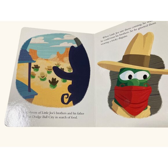 VeggieTales Board Book "The Ballad Of Little Joe" Big Idea Children's Story - Picture 6 of 8